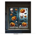3 HOJAS DE ELECTROEST.VENTANA 40 CMS, CALABAZAS
